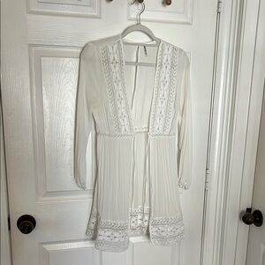 Forever 21 Ivory Lace Coverup